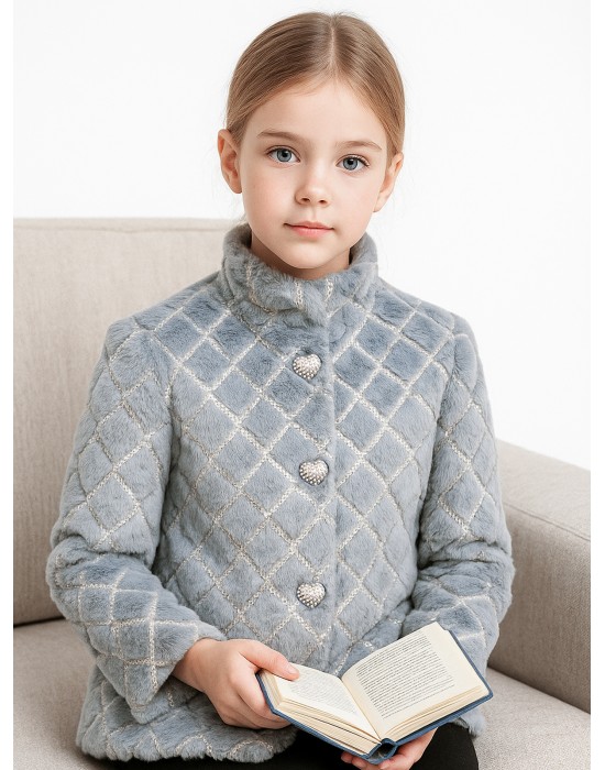 Girls Coat  Marine Blue